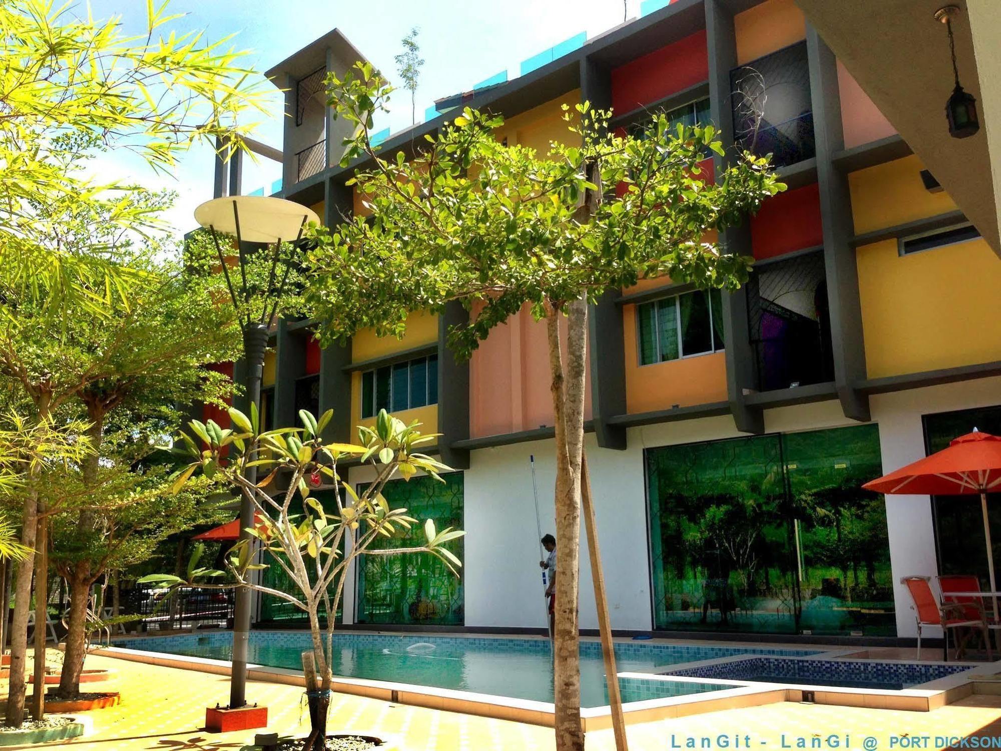 Langit Langi Hotel @ Port Dickson Dış mekan fotoğraf